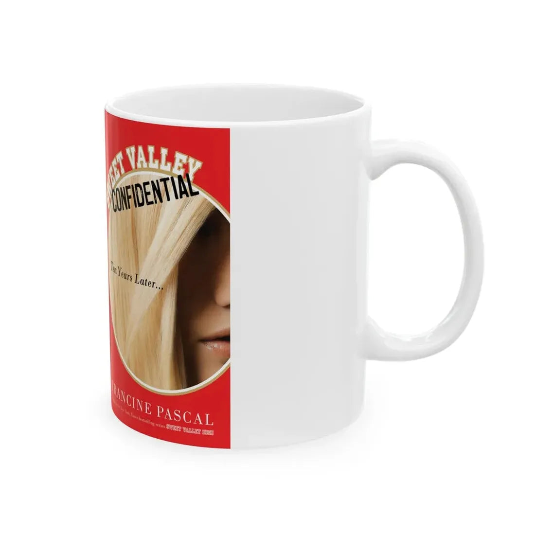 SWEET VALLERY CONFIDENTIAL (VHS COVER) - White Coffee Mug - Go Mug Yourself