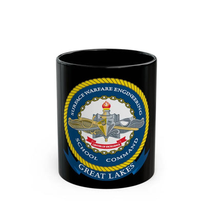 SWESC Great Lakes (U.S. Navy) Black Coffee Mug-11oz-Go Mug Yourself