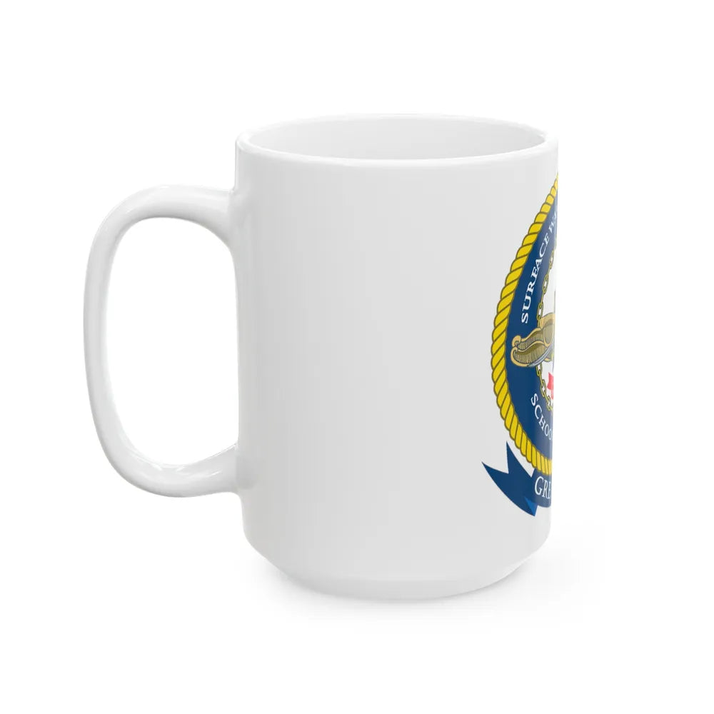 SWESC Great Lakes (U.S. Navy) White Coffee Mug-Go Mug Yourself