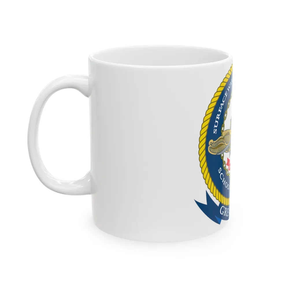 SWESC Great Lakes (U.S. Navy) White Coffee Mug-Go Mug Yourself