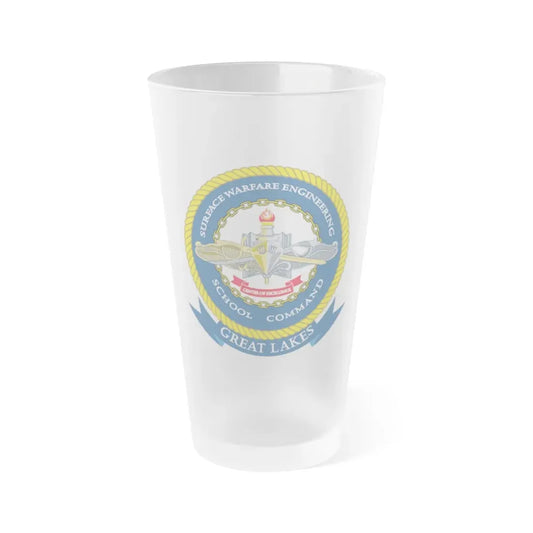 SWESC Great Lakes (U.S. Navy) Frosted Pint Glass 16oz Default Title - Go Mug Yourself
