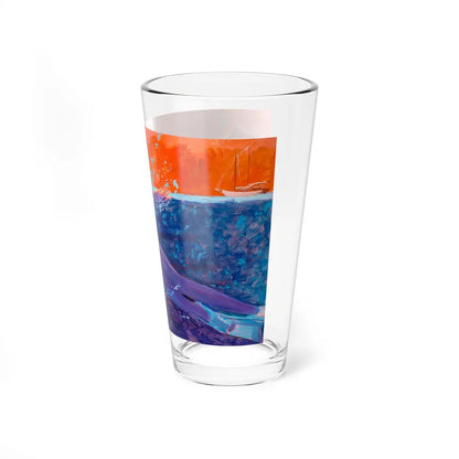 Swimmer (Magazine Illustration) Pint Glass 16oz-Go Mug Yourself