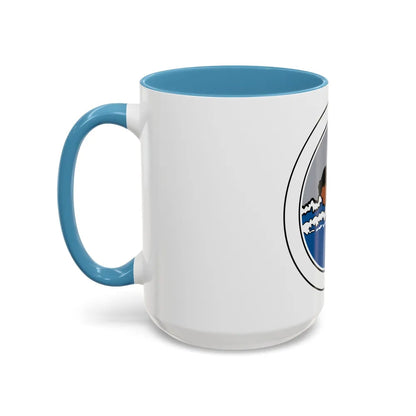 Swimming (Boy Scout Merit Badge) Accent Coffee Mug-Go Mug Yourself