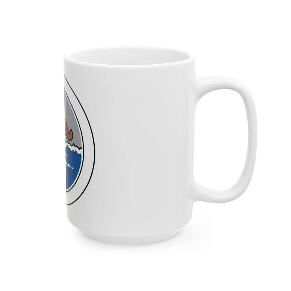 Swimming (Boy Scout Merit Badge) White Coffee Mug-Go Mug Yourself