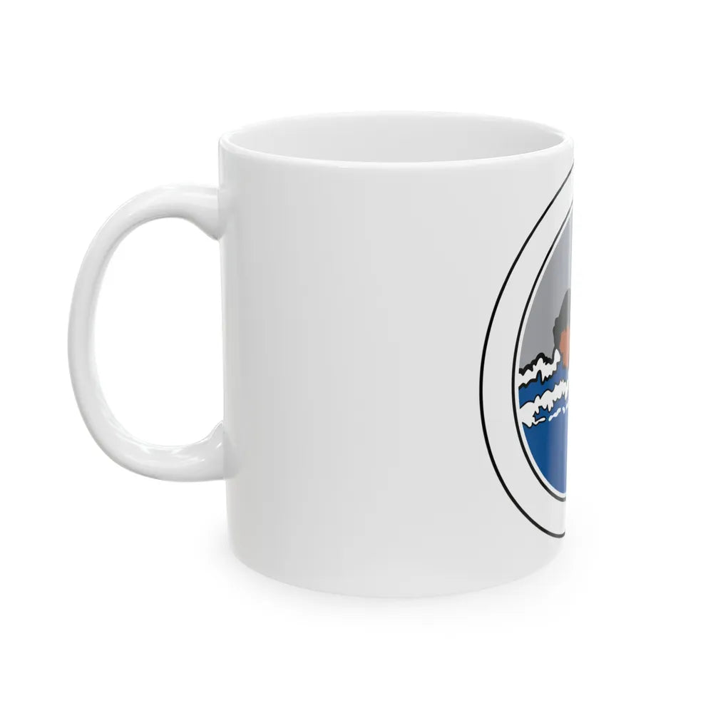 Swimming (Boy Scout Merit Badge) White Coffee Mug-Go Mug Yourself