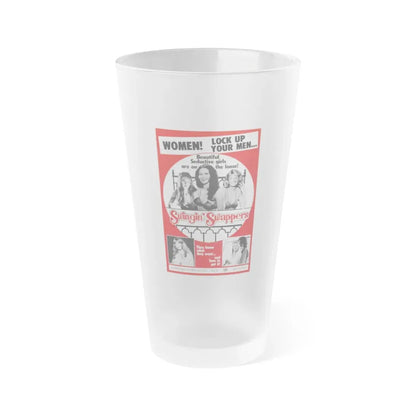 SWINGIN SWAPPERS 1973 Movie Poster - Frosted Pint Glass 16oz Default Title - Go Mug Yourself