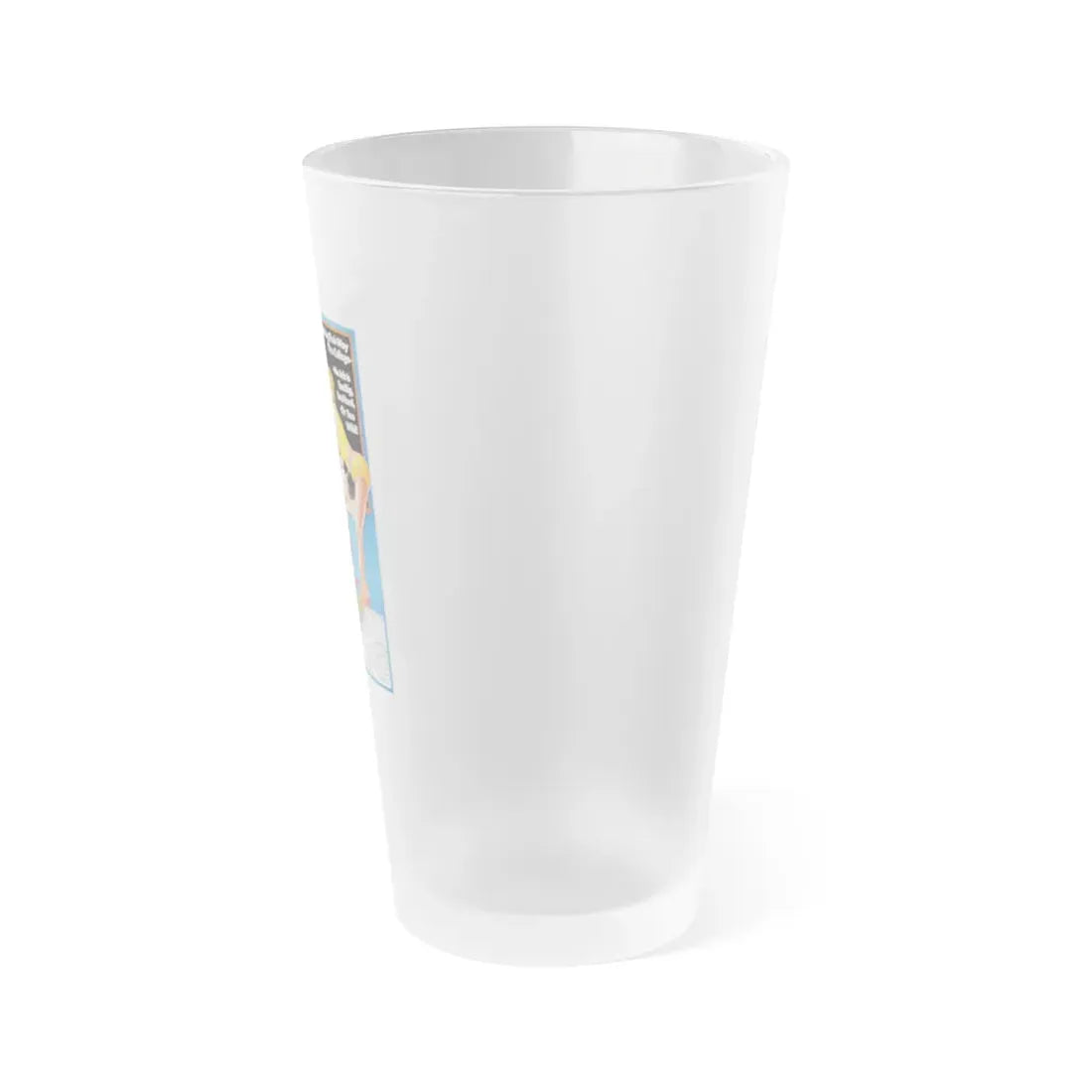 SWINGING COEDS 1972 Movie Poster - Frosted Pint Glass 16oz - Go Mug Yourself