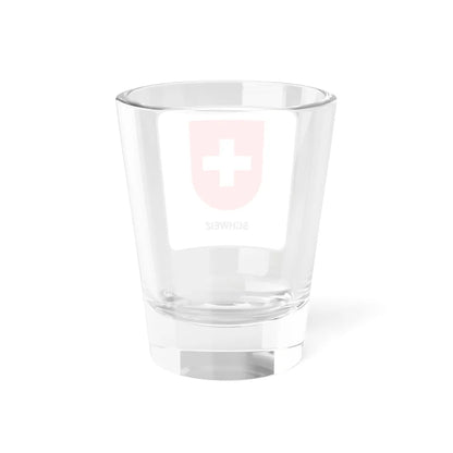 Swiss border sign (Switzerland) (Coat of Arms) Shot Glass 1.5oz - Go Mug Yourself