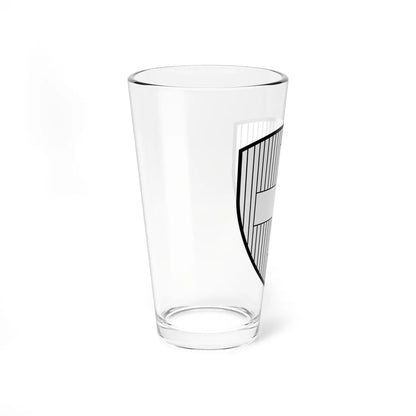 Swiss coa bw (Switzerland) (Coat of Arms) Pint Glass 16oz - Go Mug Yourself
