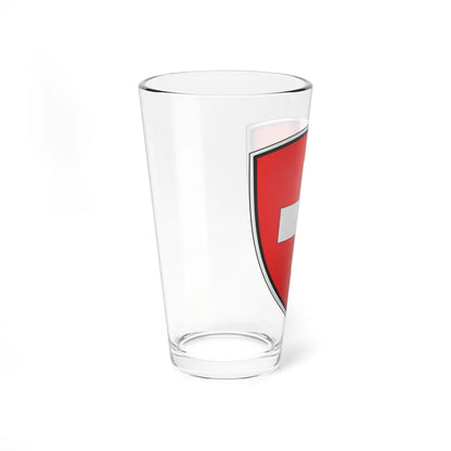 Swiss-coat of arms (Switzerland) (Coat of Arms) Pint Glass 16oz - Go Mug Yourself
