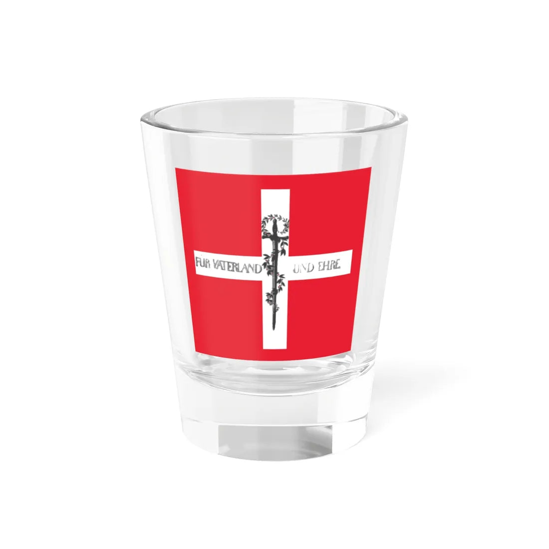 Swiss flag Bachmann 1815 (Switzerland) Shot Glass 1.5oz 1.5oz - Go Mug Yourself