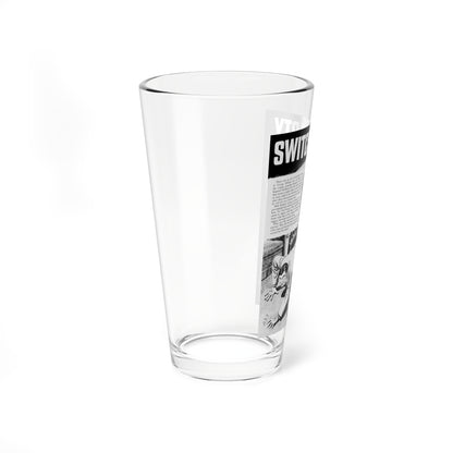 Switch Party, Shock Illustrated, October 1955 (Magazine Illustration) Pint Glass 16oz-Go Mug Yourself