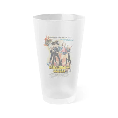 SWITCHBLADE SISTERS 1975 Movie Poster - Frosted Pint Glass 16oz Default Title - Go Mug Yourself
