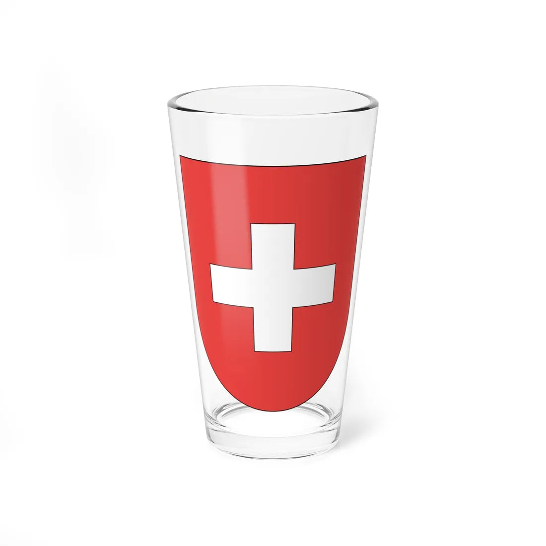 Switzerland CoA (Switzerland) (Coat of Arms) Pint Glass 16oz 16oz - Go Mug Yourself