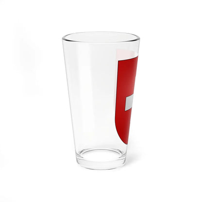 Switzerland-coat of arms (Switzerland) (Coat of Arms) Pint Glass 16oz - Go Mug Yourself