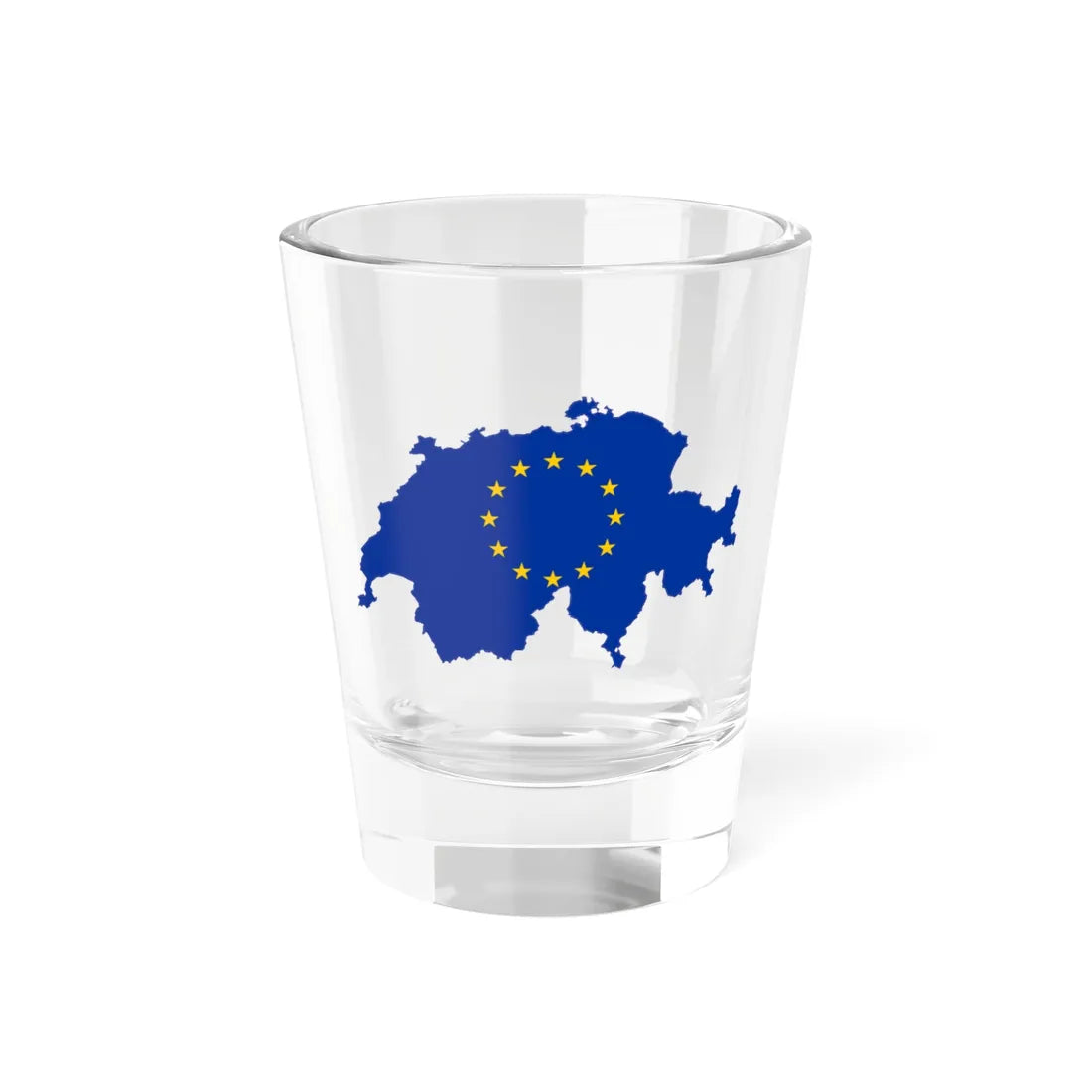 Switzerland EU (Switzerland) Shot Glass 1.5oz 1.5oz - Go Mug Yourself