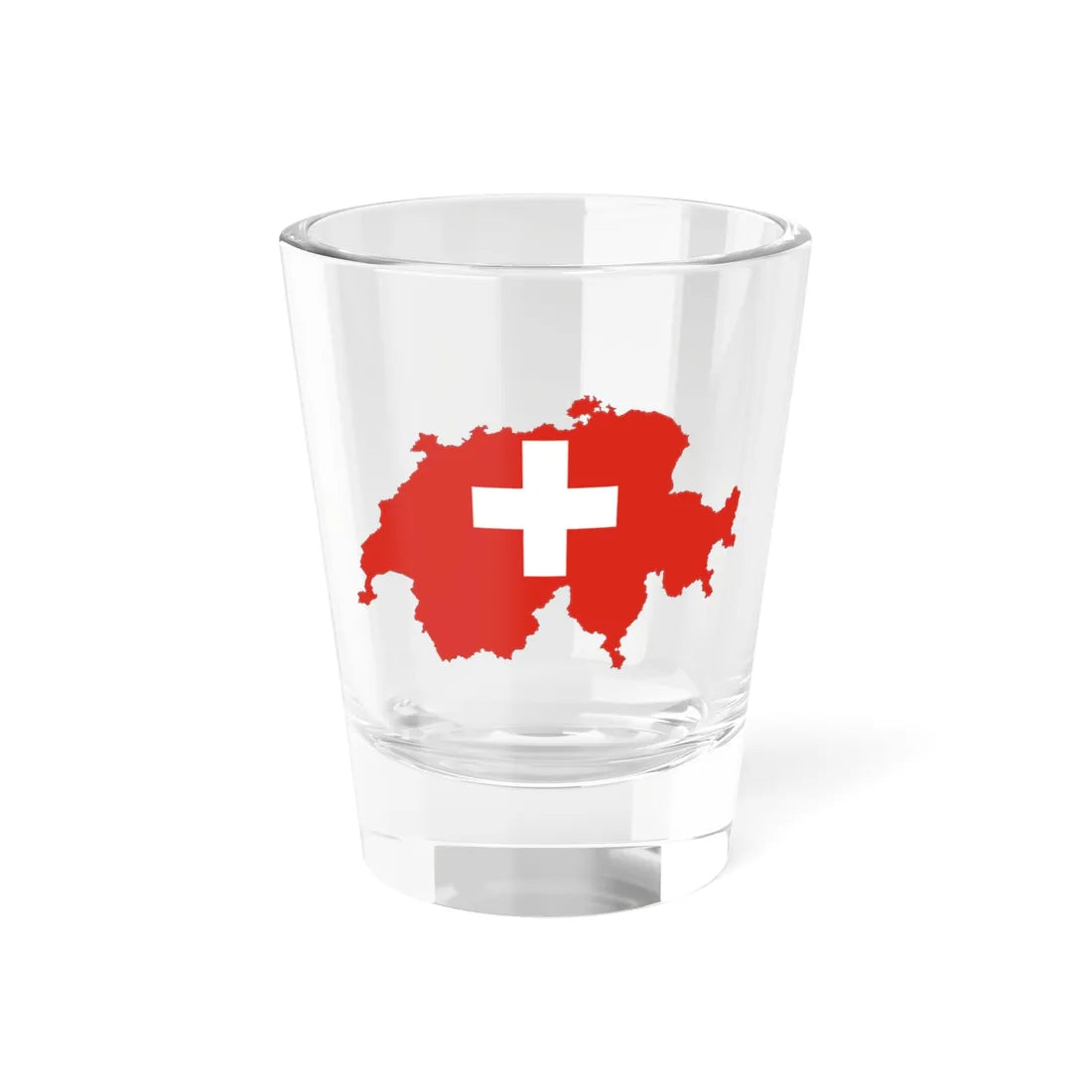 Switzerland-Flagmap (Switzerland) Shot Glass 1.5oz 1.5oz - Go Mug Yourself