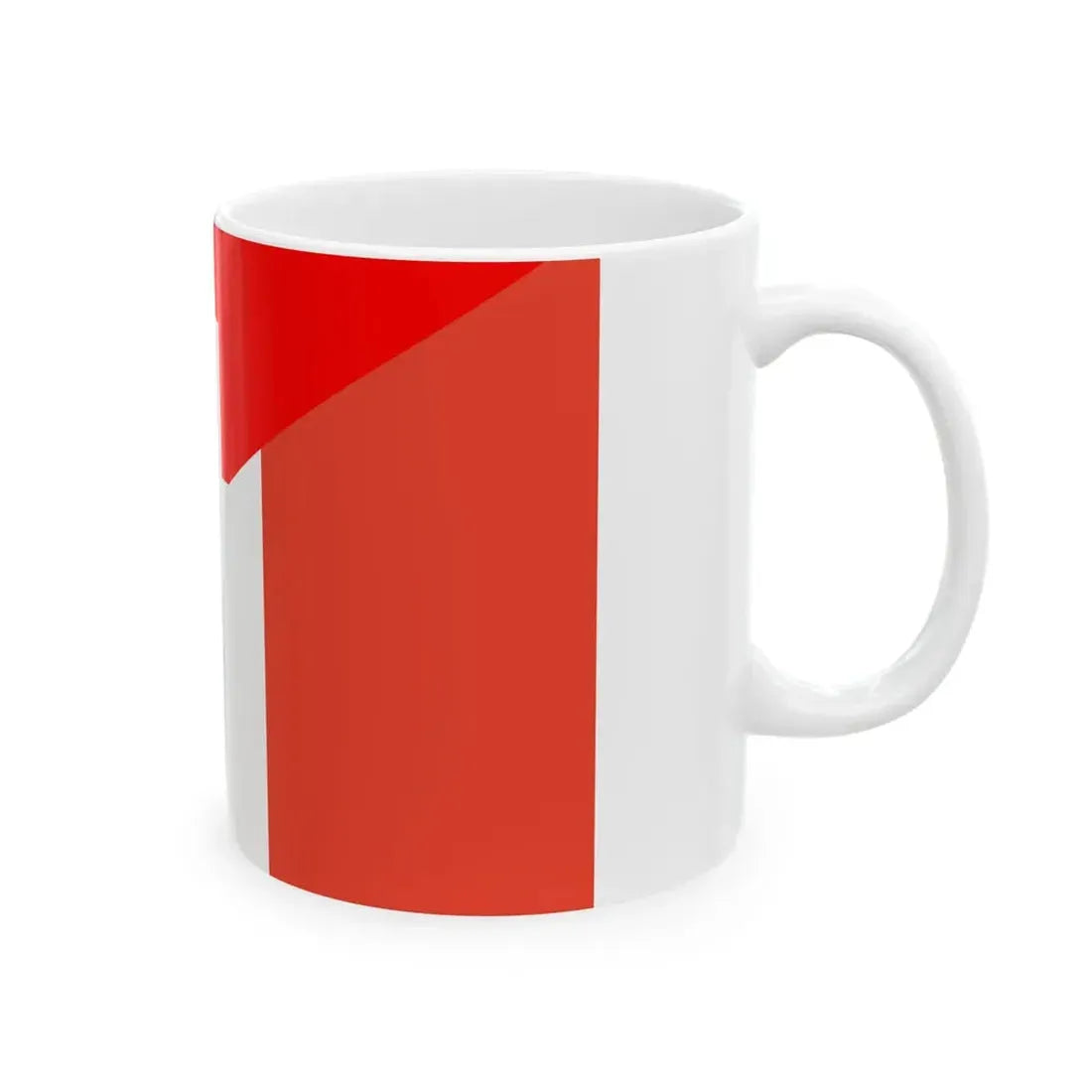 Switzerland France Flag (France) White Coffee Mug - Go Mug Yourself
