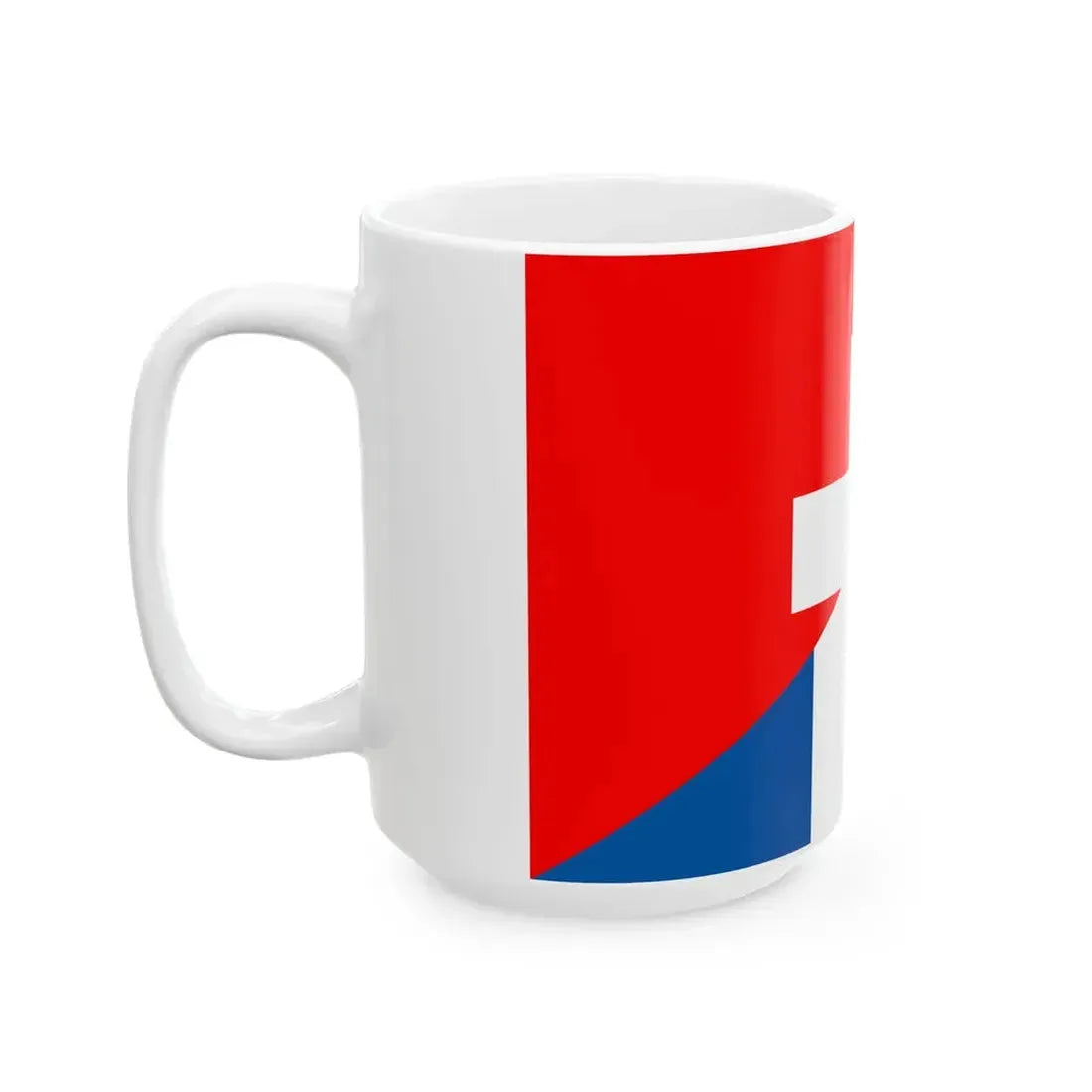 Switzerland France Flag (France) White Coffee Mug - Go Mug Yourself
