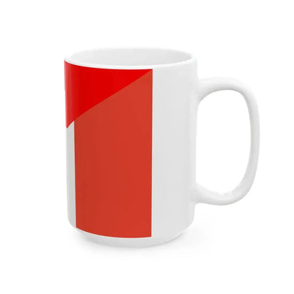 Switzerland France Flag (France) White Coffee Mug - Go Mug Yourself
