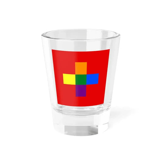 Switzerland Gay flag (Switzerland) Shot Glass 1.5oz 1.5oz - Go Mug Yourself