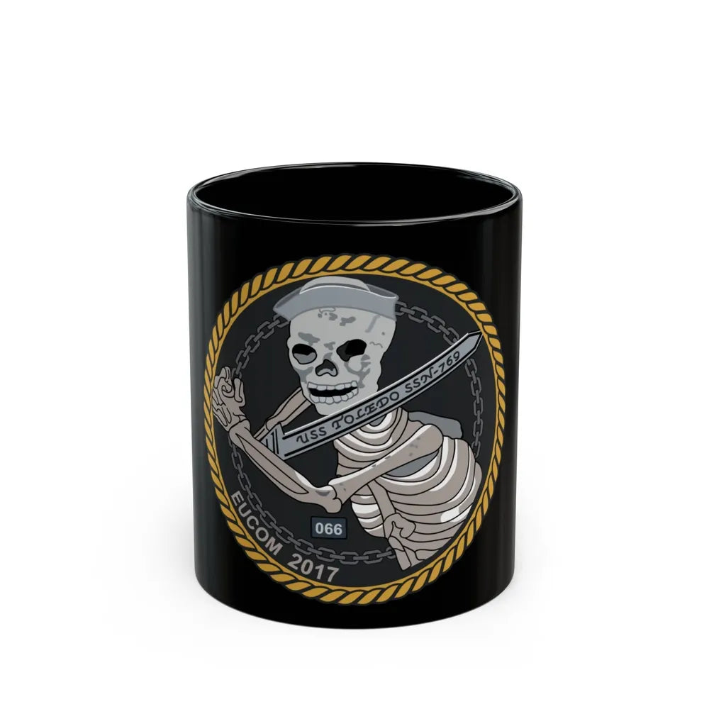 Sword of Freedom Skeleton SSN 769 (U.S. Navy) Black Coffee Mug-11oz-Go Mug Yourself