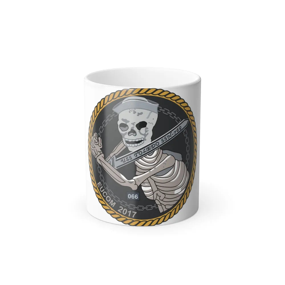 Sword of Freedom Skeleton SSN 769 (U.S. Navy) Color Changing Mug 11oz-11oz-Go Mug Yourself