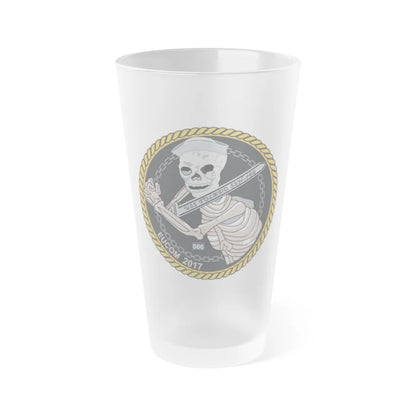 Sword of Freedom Skeleton SSN 769 (U.S. Navy) Frosted Pint Glass 16oz-Go Mug Yourself