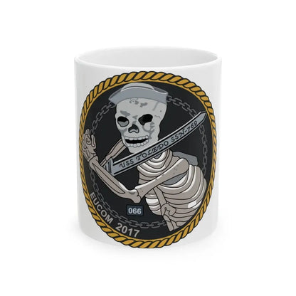 Sword of Freedom Skeleton SSN 769 (U.S. Navy) White Coffee Mug 11oz - Go Mug Yourself
