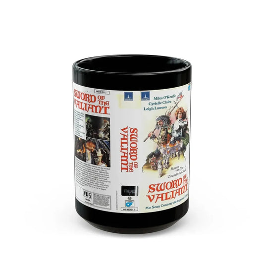 SWORD OF THE VALIANT (VHS COVER) - Black Coffee Mug 15oz - Go Mug Yourself