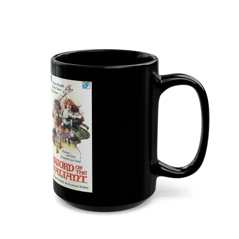 SWORD OF THE VALIANT (VHS COVER) - Black Coffee Mug-Go Mug Yourself