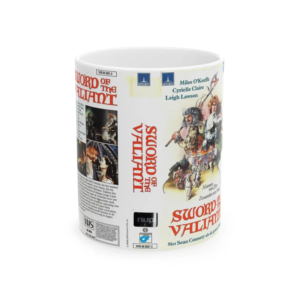 SWORD OF THE VALIANT (VHS COVER) - White Coffee Mug-11oz-Go Mug Yourself