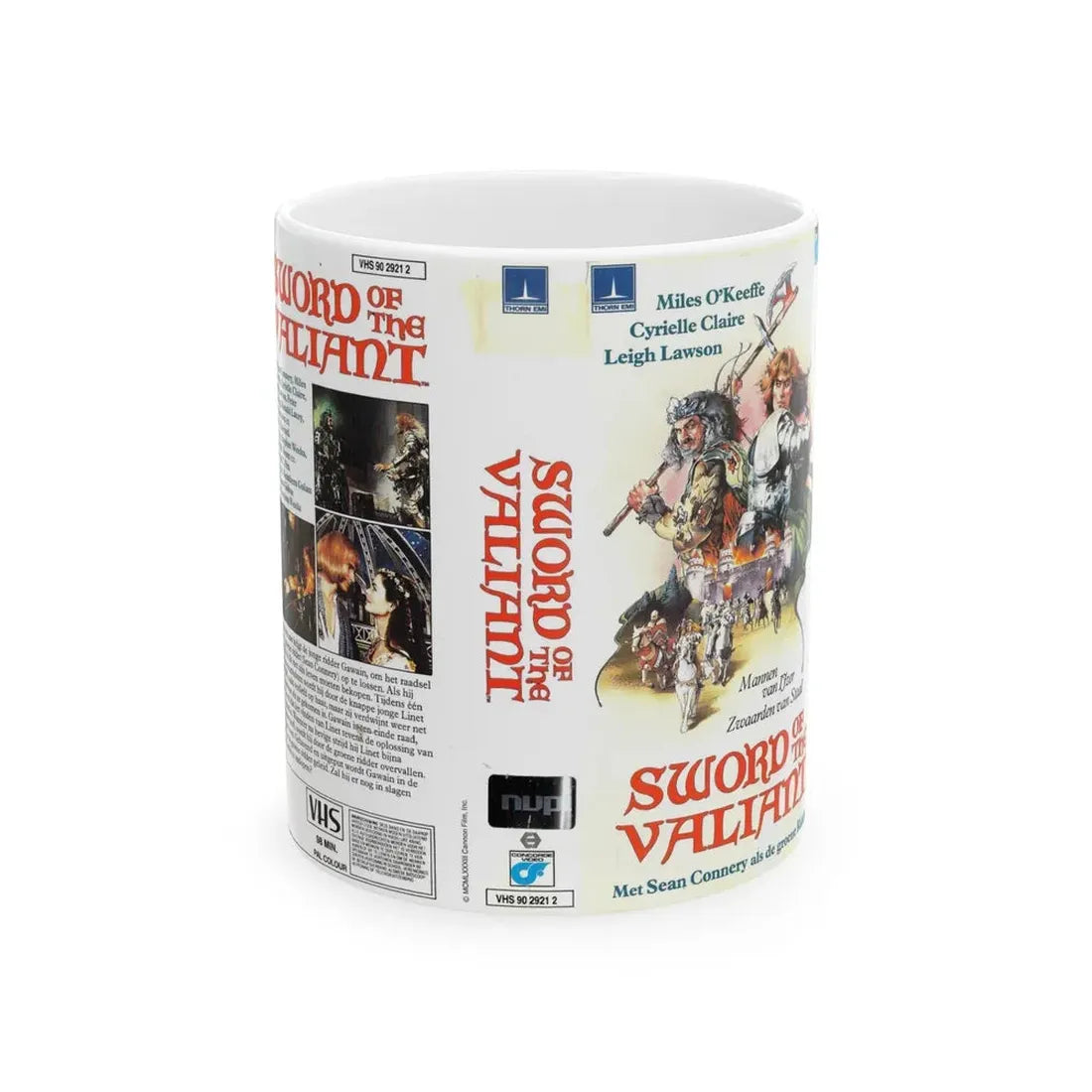 SWORD OF THE VALIANT (VHS COVER) - White Coffee Mug 11oz - Go Mug Yourself