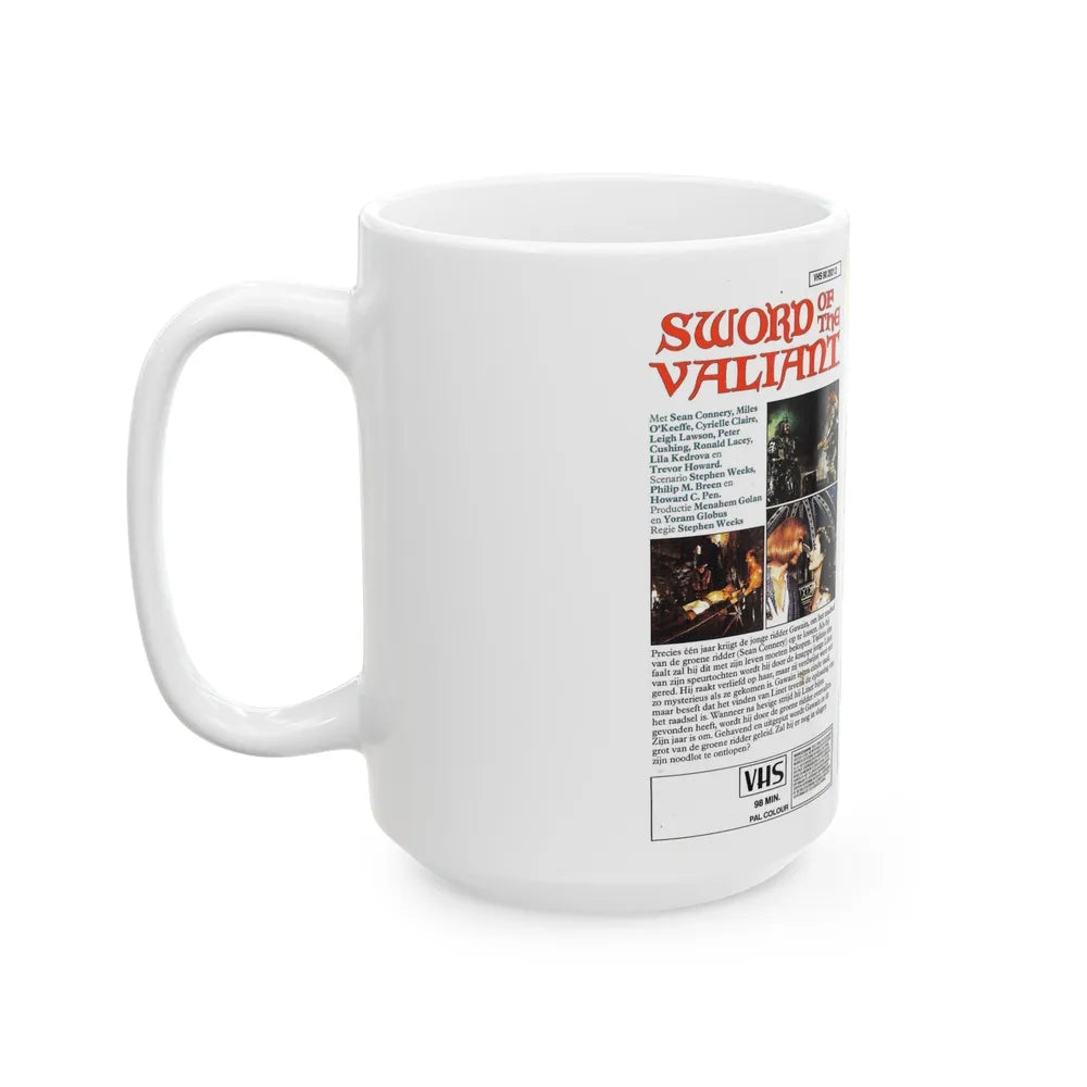 SWORD OF THE VALIANT (VHS COVER) - White Coffee Mug-Go Mug Yourself