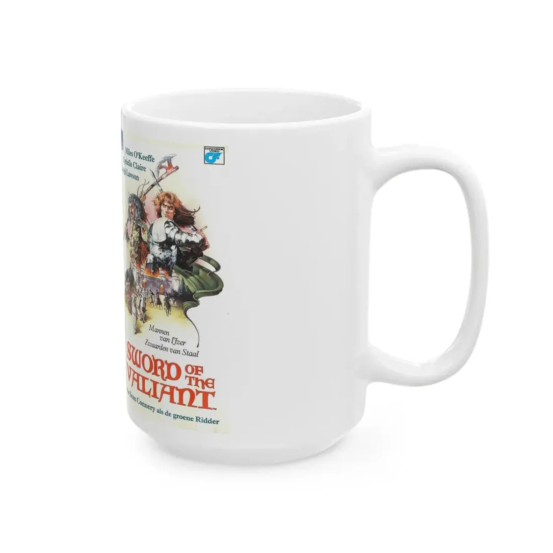 SWORD OF THE VALIANT (VHS COVER) - White Coffee Mug - Go Mug Yourself