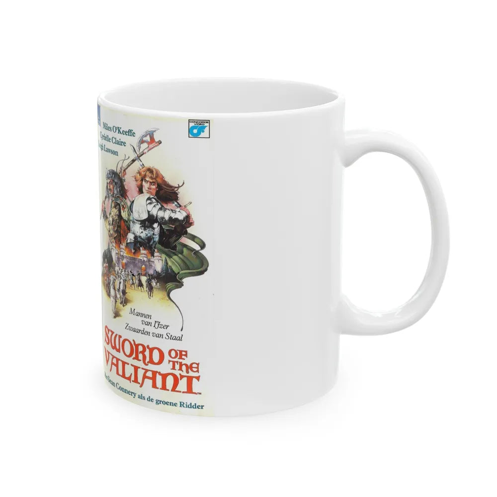 SWORD OF THE VALIANT (VHS COVER) - White Coffee Mug-Go Mug Yourself