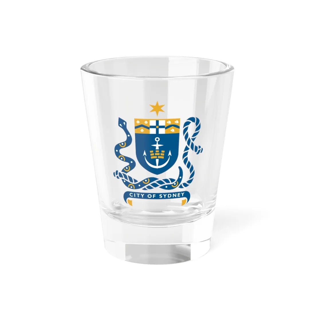 Sydney - COA (Australia) (Coat of Arms) Shot Glass 1.5oz 1.5oz - Go Mug Yourself