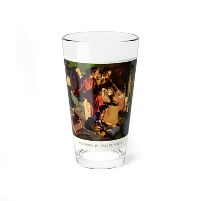 Symphony In Twelve Notes, Quaker State Motor Oil, 1940 (Magazine Illustration) Pint Glass 16oz-16oz-Go Mug Yourself