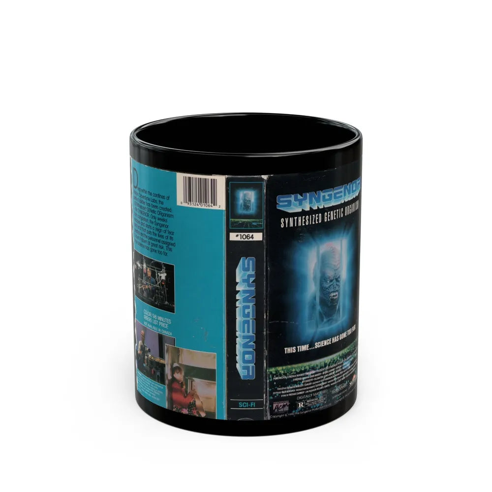 SYNGENOR (VHS COVER) - Black Coffee Mug-11oz-Go Mug Yourself