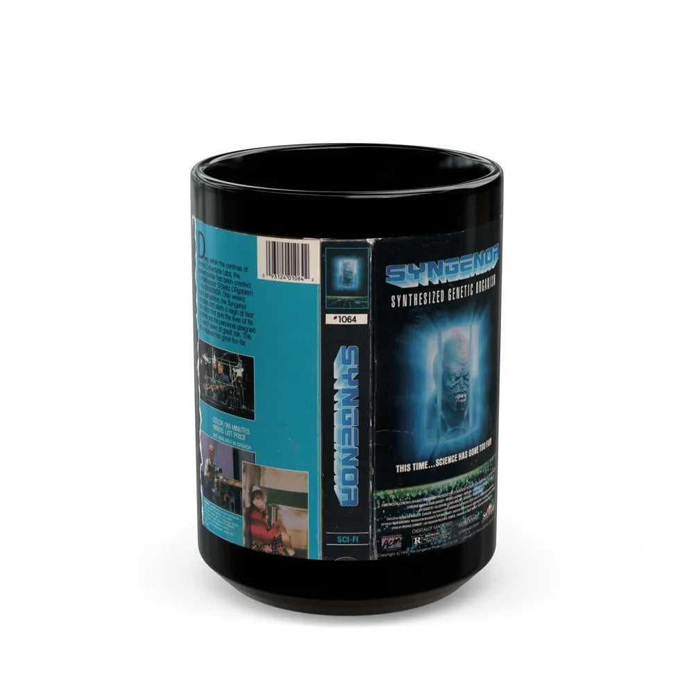 SYNGENOR (VHS COVER) - Black Coffee Mug-15oz-Go Mug Yourself