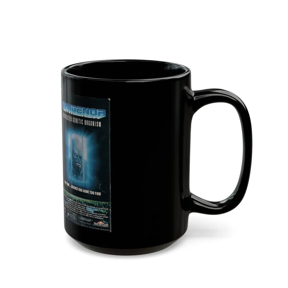 SYNGENOR (VHS COVER) - Black Coffee Mug-Go Mug Yourself