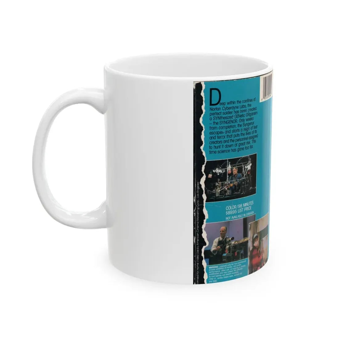 SYNGENOR (VHS COVER) - White Coffee Mug - Go Mug Yourself