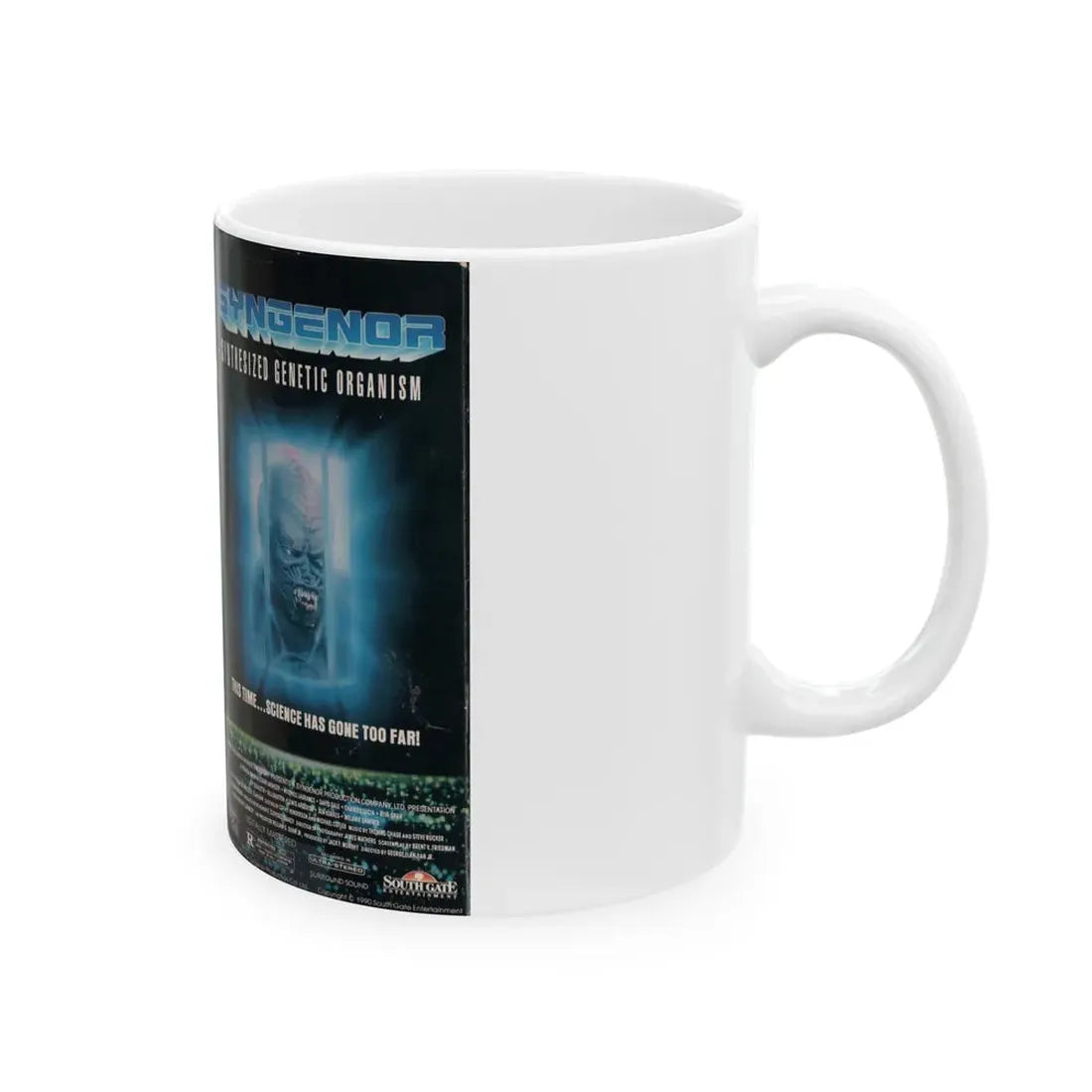 SYNGENOR (VHS COVER) - White Coffee Mug - Go Mug Yourself