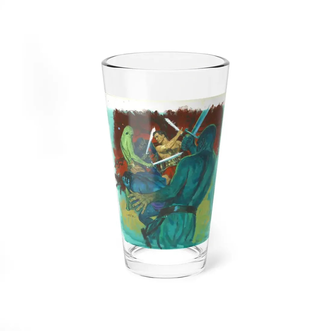Synthetic Men of Mars, paperback cover (Ballentine Books, 1963) - Pint Glass 16oz 16oz - Go Mug Yourself