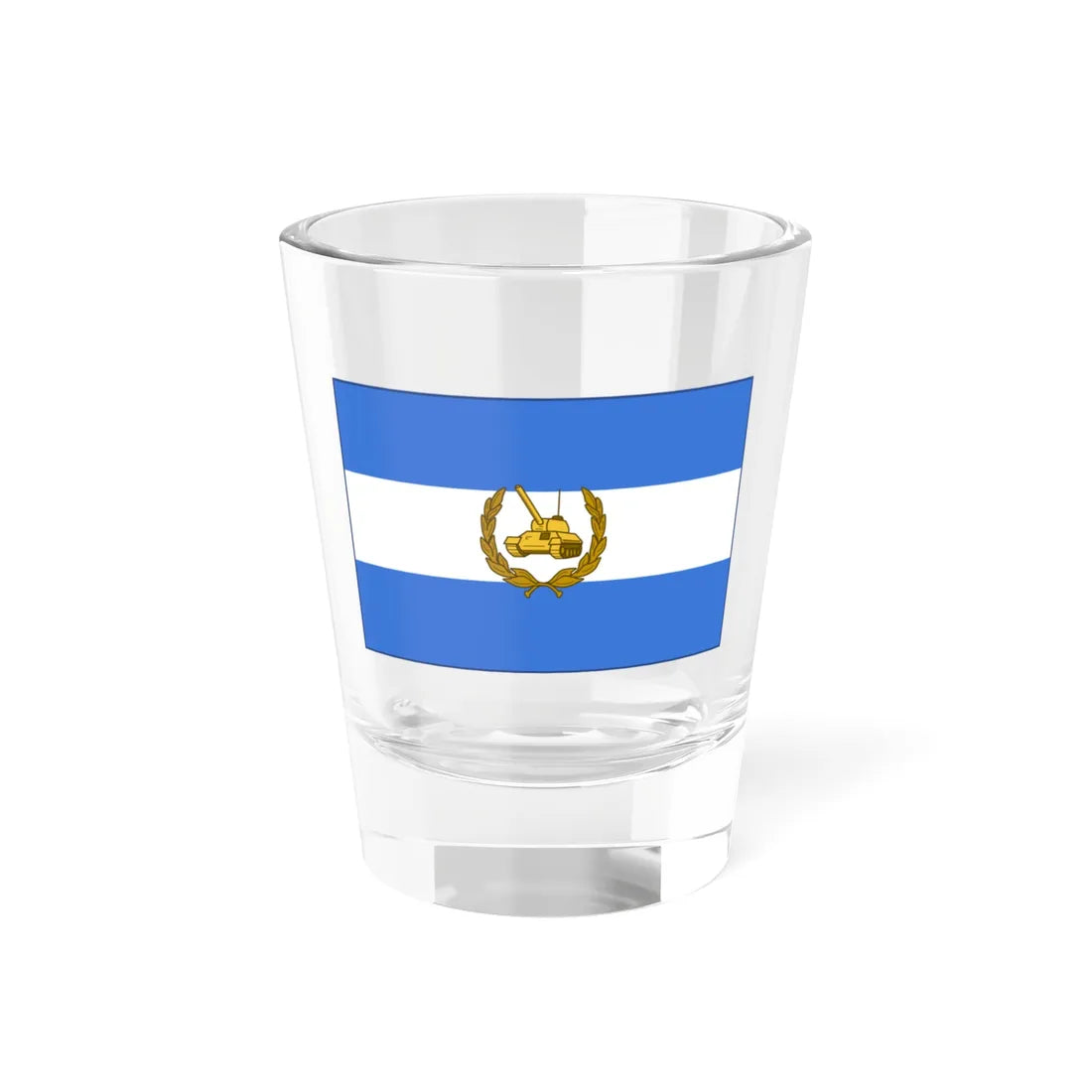 SYR-Armour-DIV-flag (Syria) Shot Glass 1.5oz - Go Mug Yourself