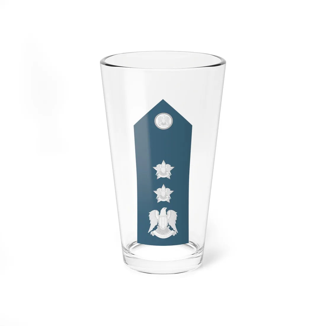 Syria Air Force   OF05 (Syria) (Military Rank) Pint Glass 16oz 16oz - Go Mug Yourself