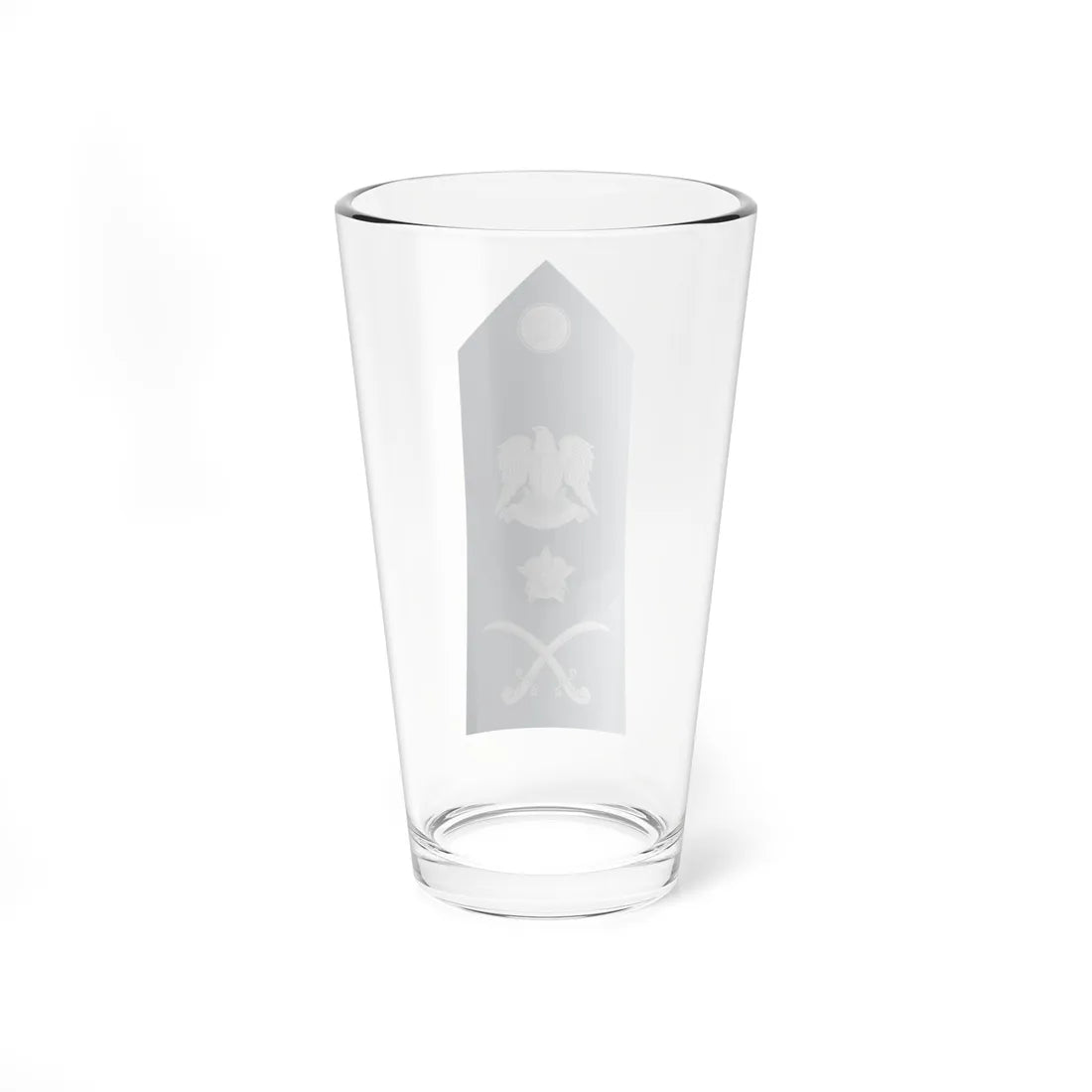 Syria Air Force   OF08 (Syria) (Military Rank) Pint Glass 16oz - Go Mug Yourself