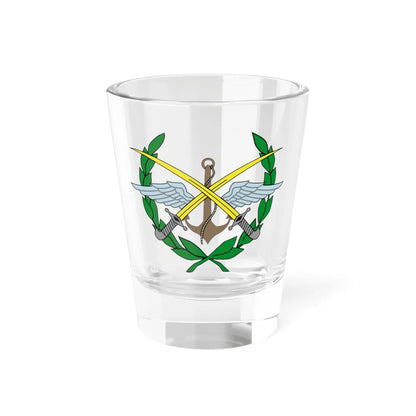 Syria Armed Forces Emblem (Syria) (Coat of Arms) Shot Glass 1.5oz 1.5oz - Go Mug Yourself