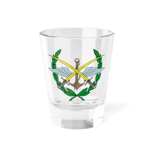 Syria Armed Forces Emblem (Syria) (Coat of Arms) Shot Glass 1.5oz 1.5oz - Go Mug Yourself