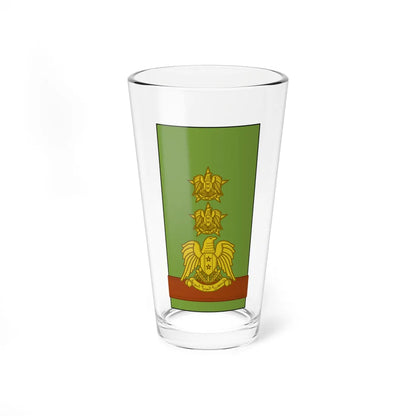 Syria Army Aqid (Syria) (Military Rank) Pint Glass 16oz 16oz - Go Mug Yourself